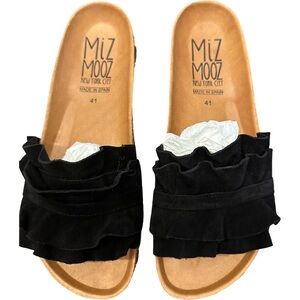 Miz Mooz Black Rocio Sandals